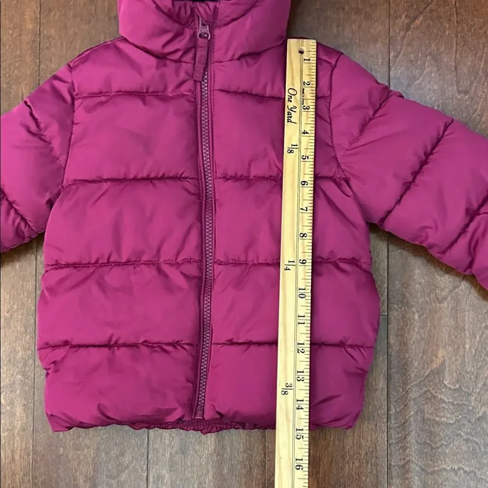 The Children's Place Toddler Hooded Jacket - Berry Pink, Size 3T
